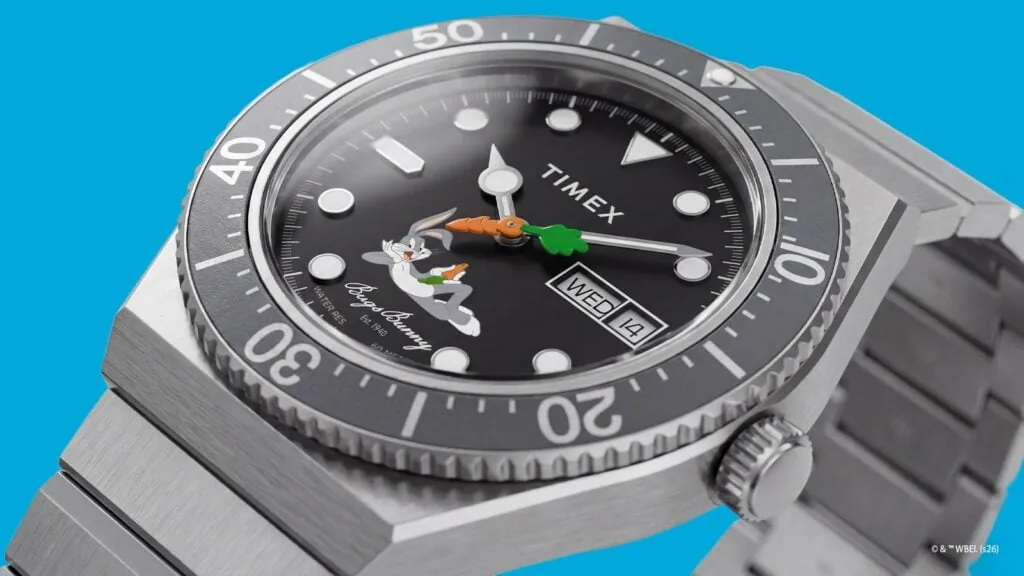 Timex выпустила механические часы Bugs Bunny M79 Automatic с вращающейся морковкой
