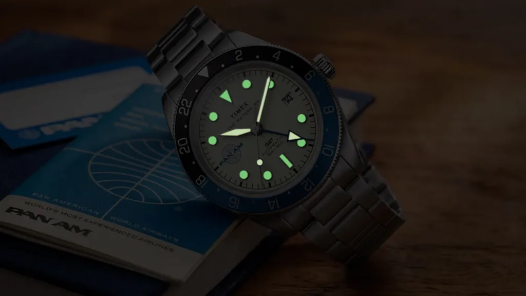 Timex выпустила часы Pan Am Waterbury GMT за $669
