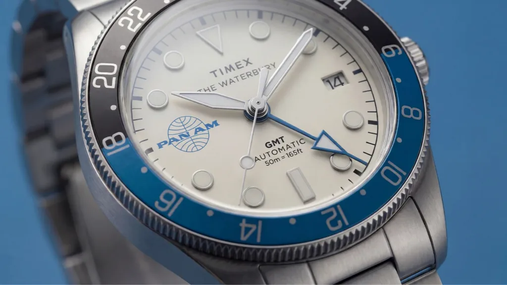 Timex выпустила часы Pan Am Waterbury GMT за $669