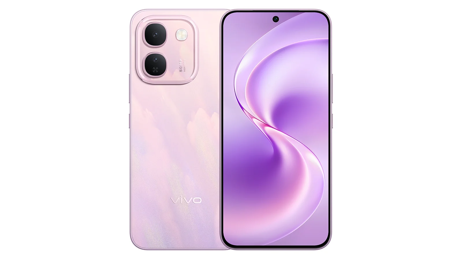 vivo V80 Lite в розовом цвете