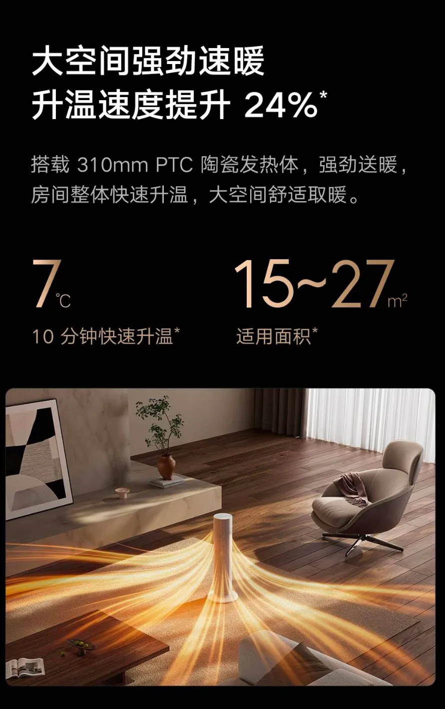 Обогреватель Xiaomi Mijia Graphene Heater Pro поступил в продажу в Китае