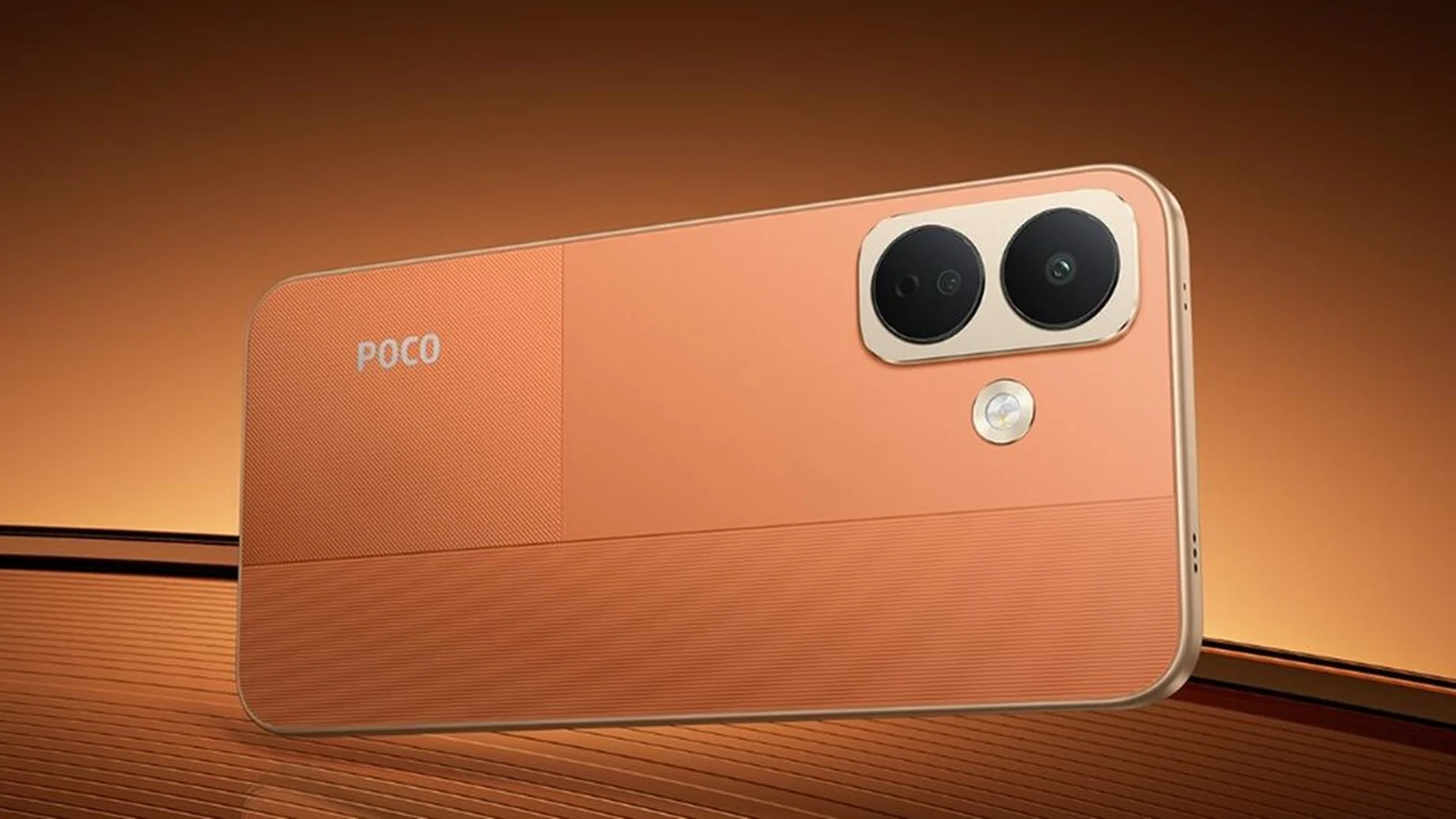 POCO X8 в оранжевом цвете